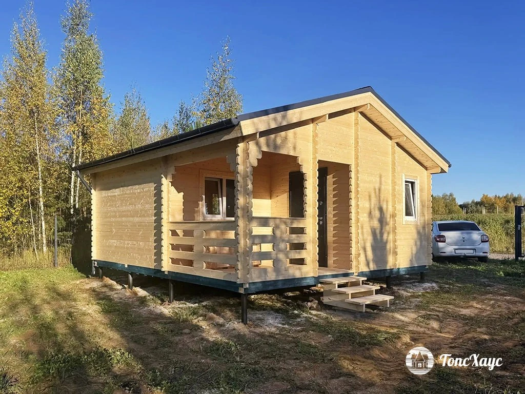 В Солнечногорском районе построили дачный дом на основе проекта «уДачный минимум», увел...