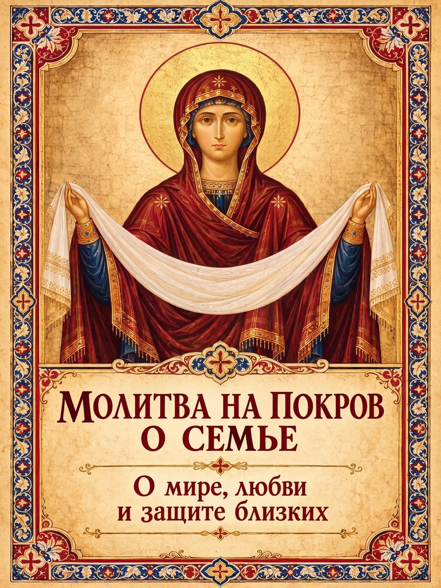 🙏 ПОД ПОКРОВОМ БОГОРОДИЦЫ: ПОМОЛИМСЯ О ТЕХ, КТО ДОРОГ СЕРДЦУ