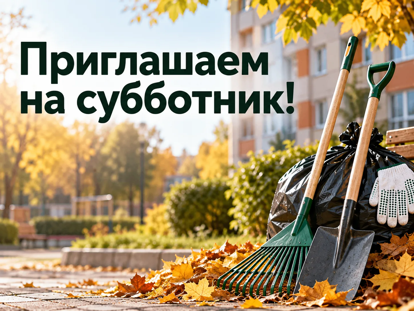 🍂 Приглашаем на субботник!