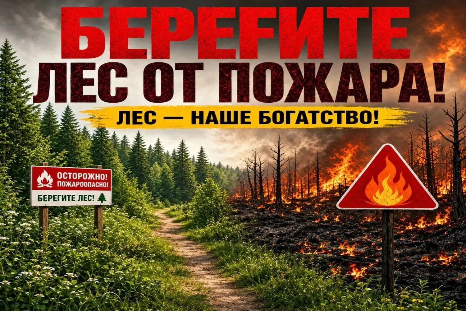 🚒 Важно продолжать ответственно относиться к огню и соблюдать меры предосторожности: