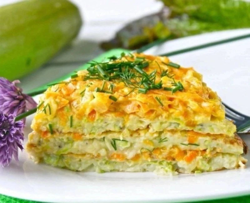 Кабачковый торт.