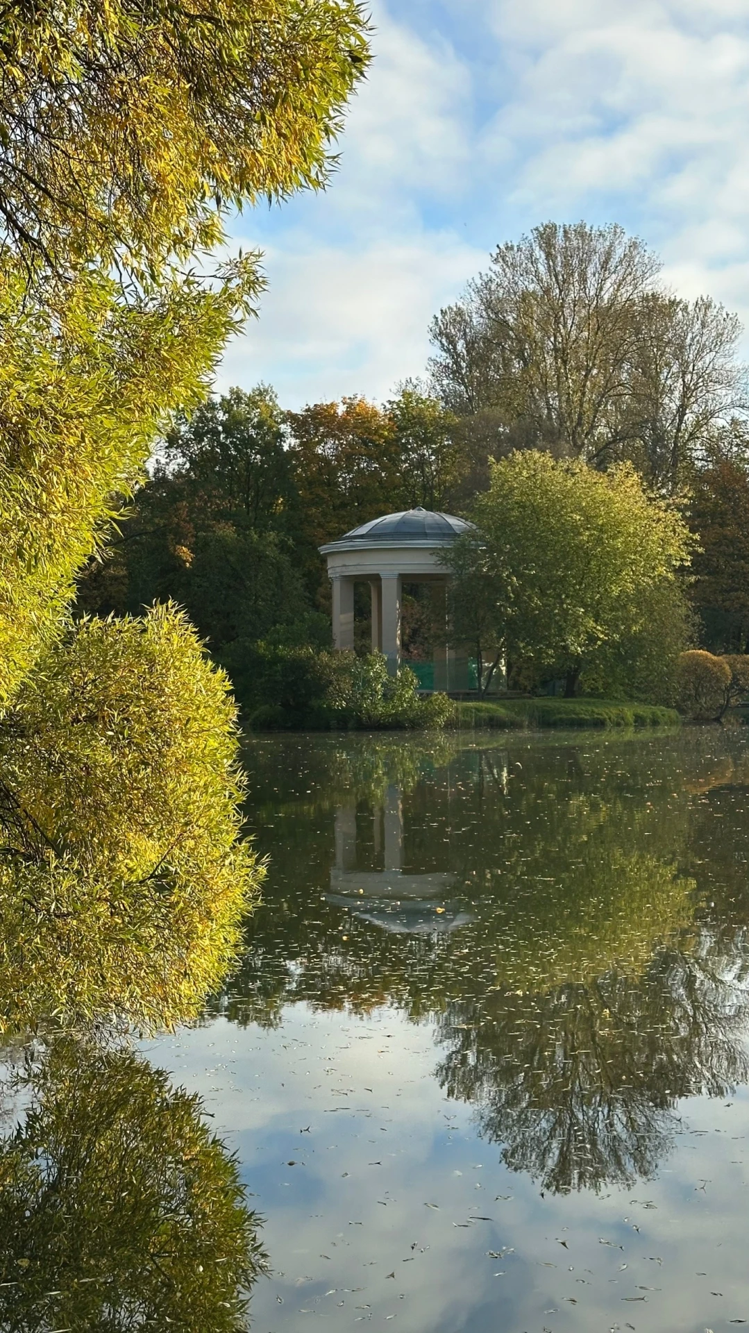 🍂 Золотая осень в парке Екатерингоф: Утки и красота природы 🍂