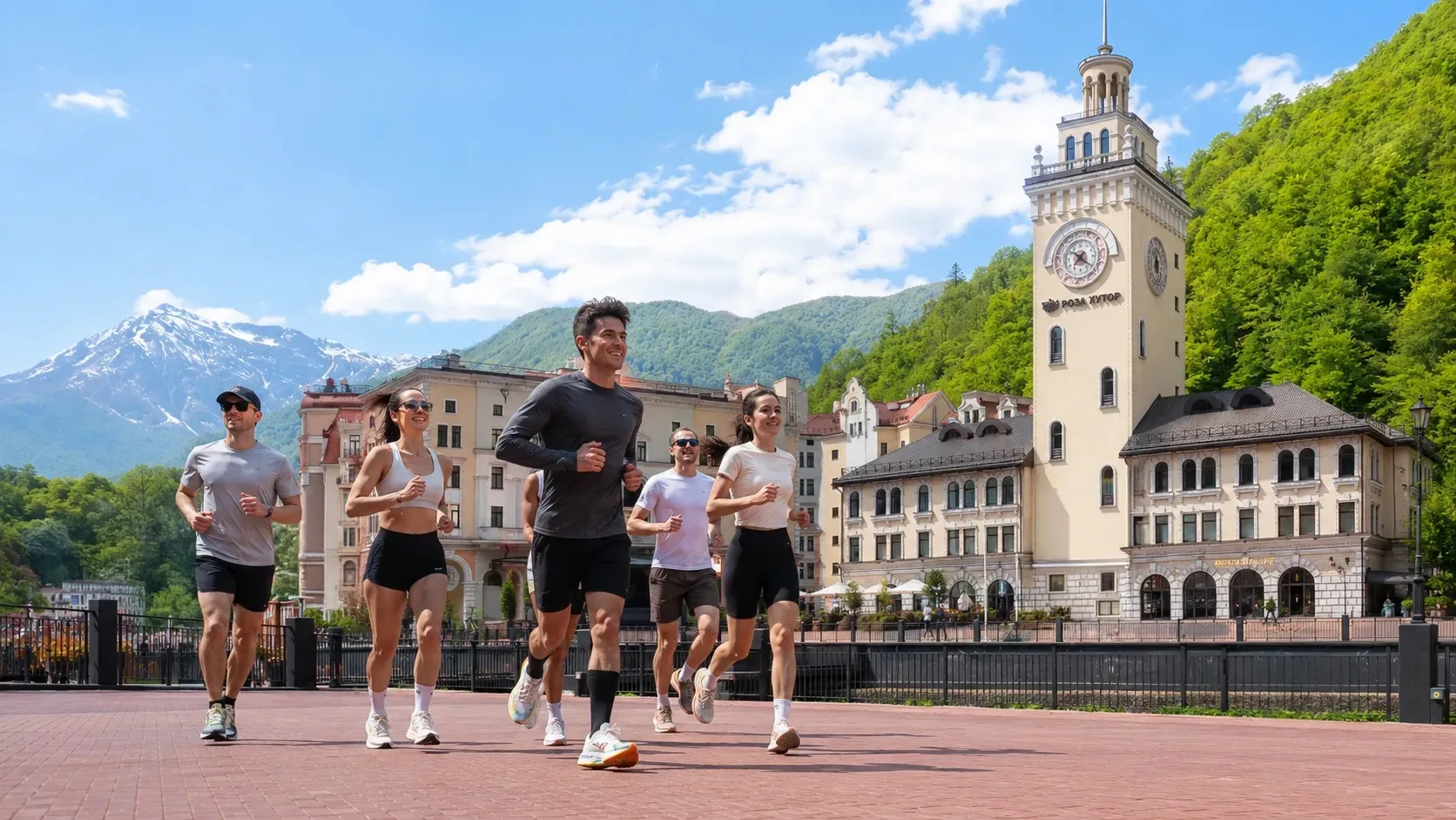 🏃‍♀️ Бесплатные беговые тренировки на Роза Хутор! 🏔️