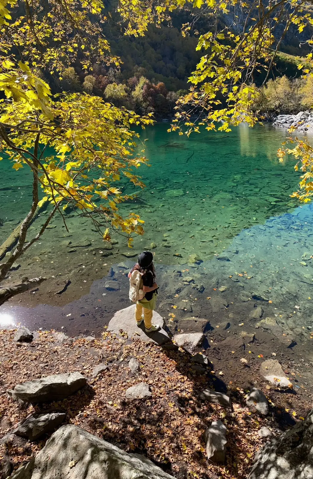 #каксходили вместо 1000 слов фотокарточки осеннего Домбая☺️⛰️ Бадукские озёра 🧡 Повтор...