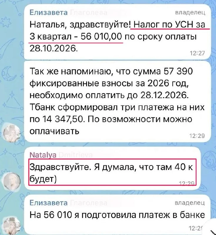 «Я думала, что налог будет 40 тысяч…»