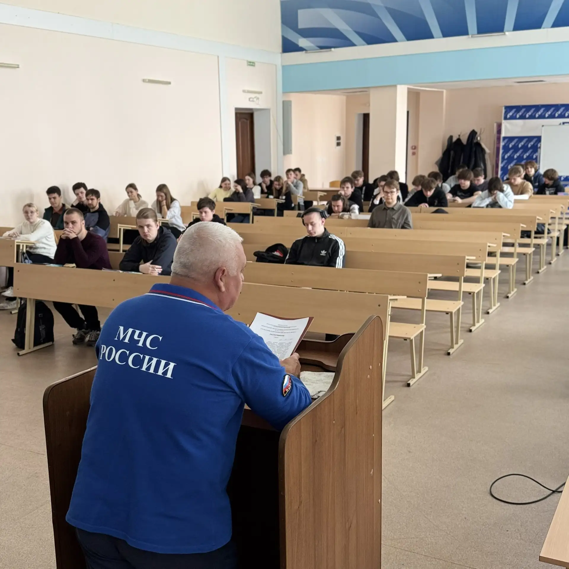 В АПИ НГТУ для студентов первого курса прошёл открытый урок культуры безопасности, приу...