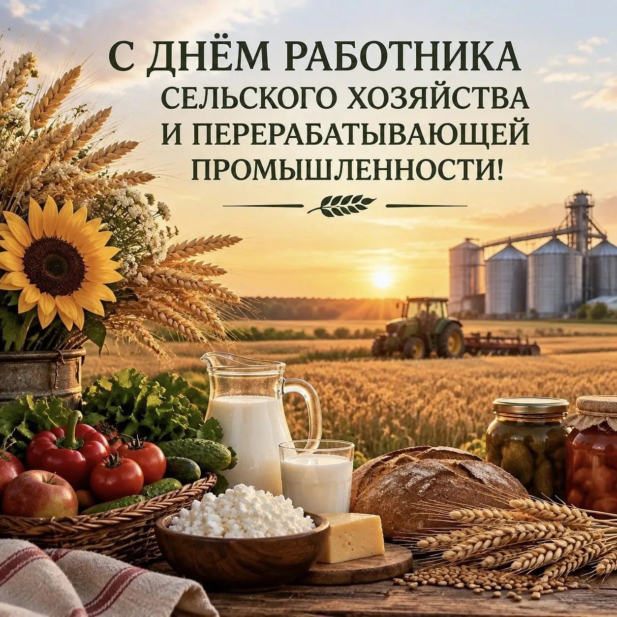 Уважаемые работники и ветераны сельского хозяйства и перерабатывающей промышленности!