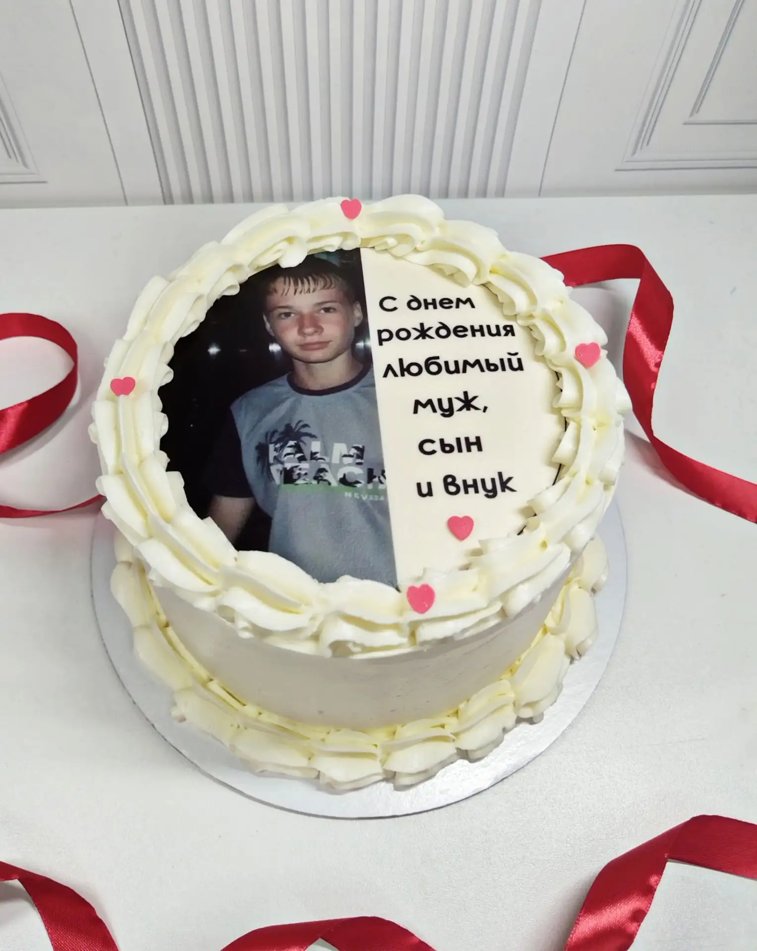Торт с фотографией - один из самых милых трендов 2026 года! 🤍