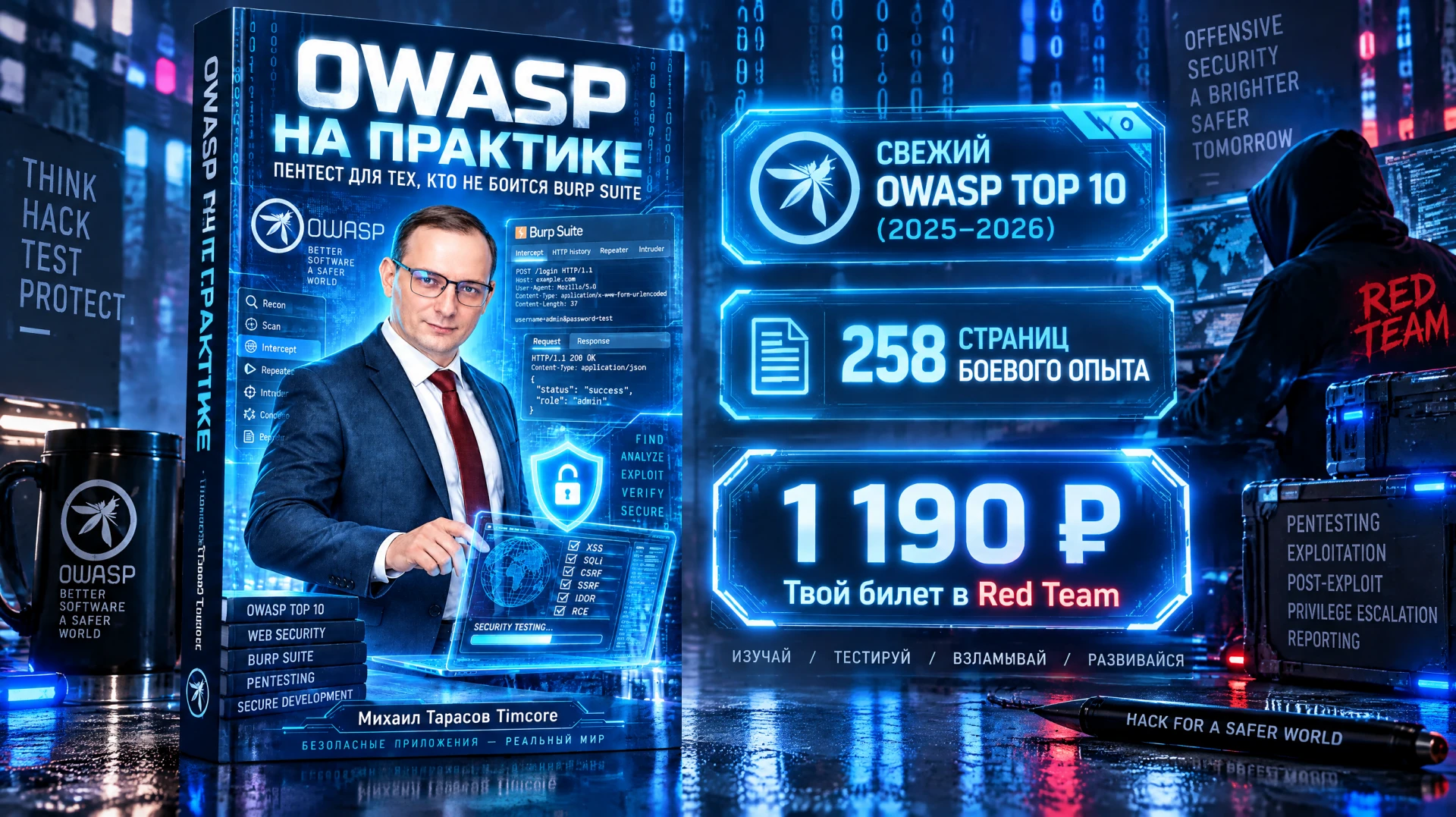 «OWASP на практике: пентест для тех, кто не боится Burp Suite»
