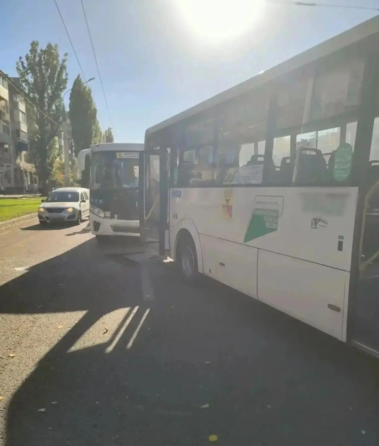 ❗️Пять человек пострадали в ДТП с двумя автобусами