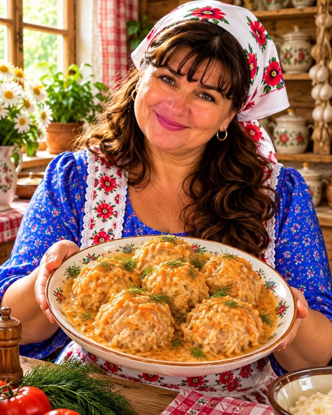 ТЕФТЕЛИ С РИСОМ В СМЕТАННОМ СОУСЕ 🥘