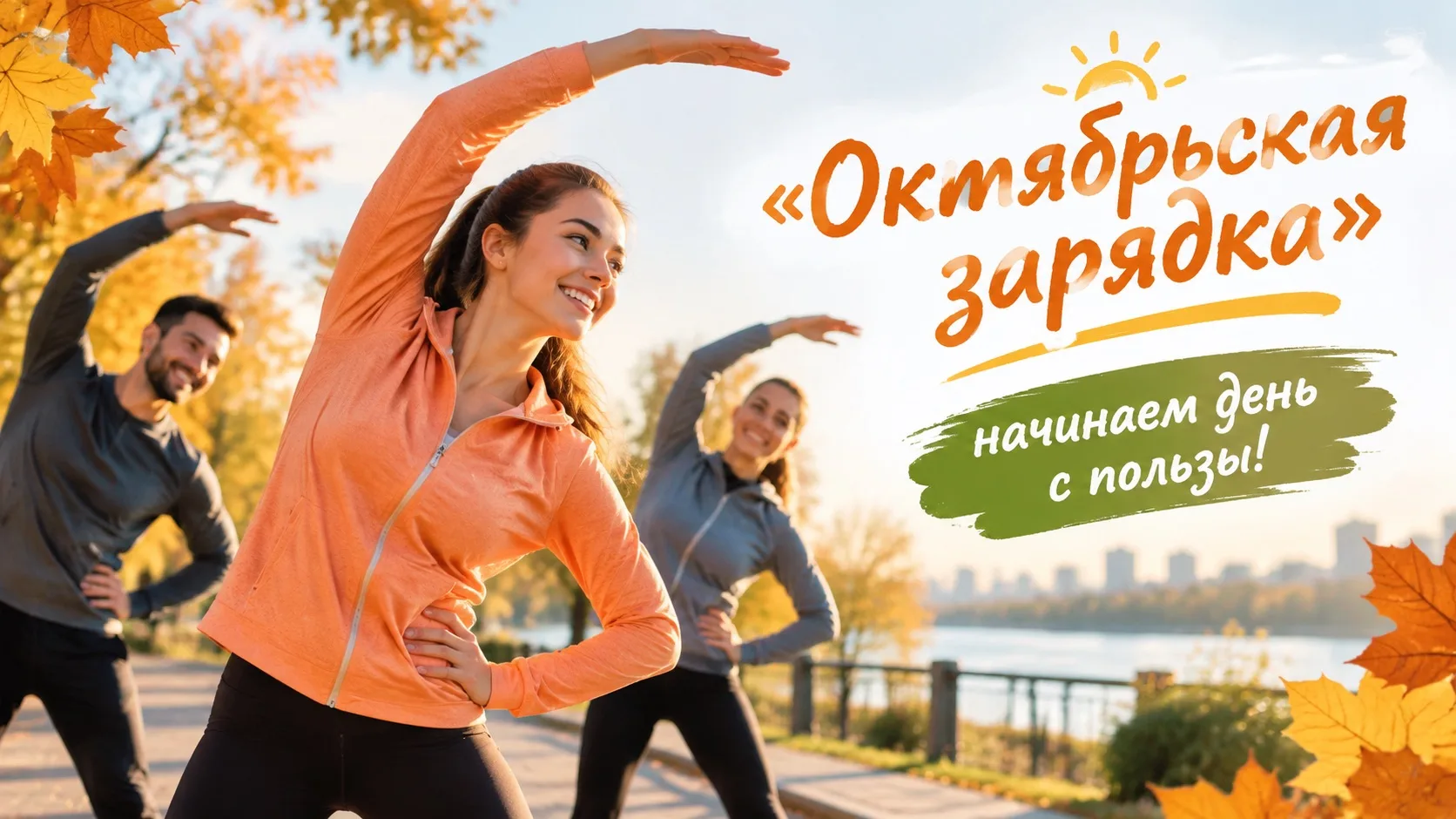☀️ «Октябрьская зарядка»: начинаем день с пользы!