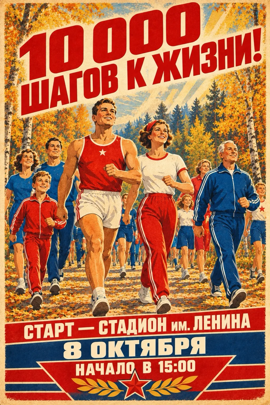 Присоединяйтесь к акции «10 000 шагов к жизни»! Давайте вместе сделаем заряд бодрости и...