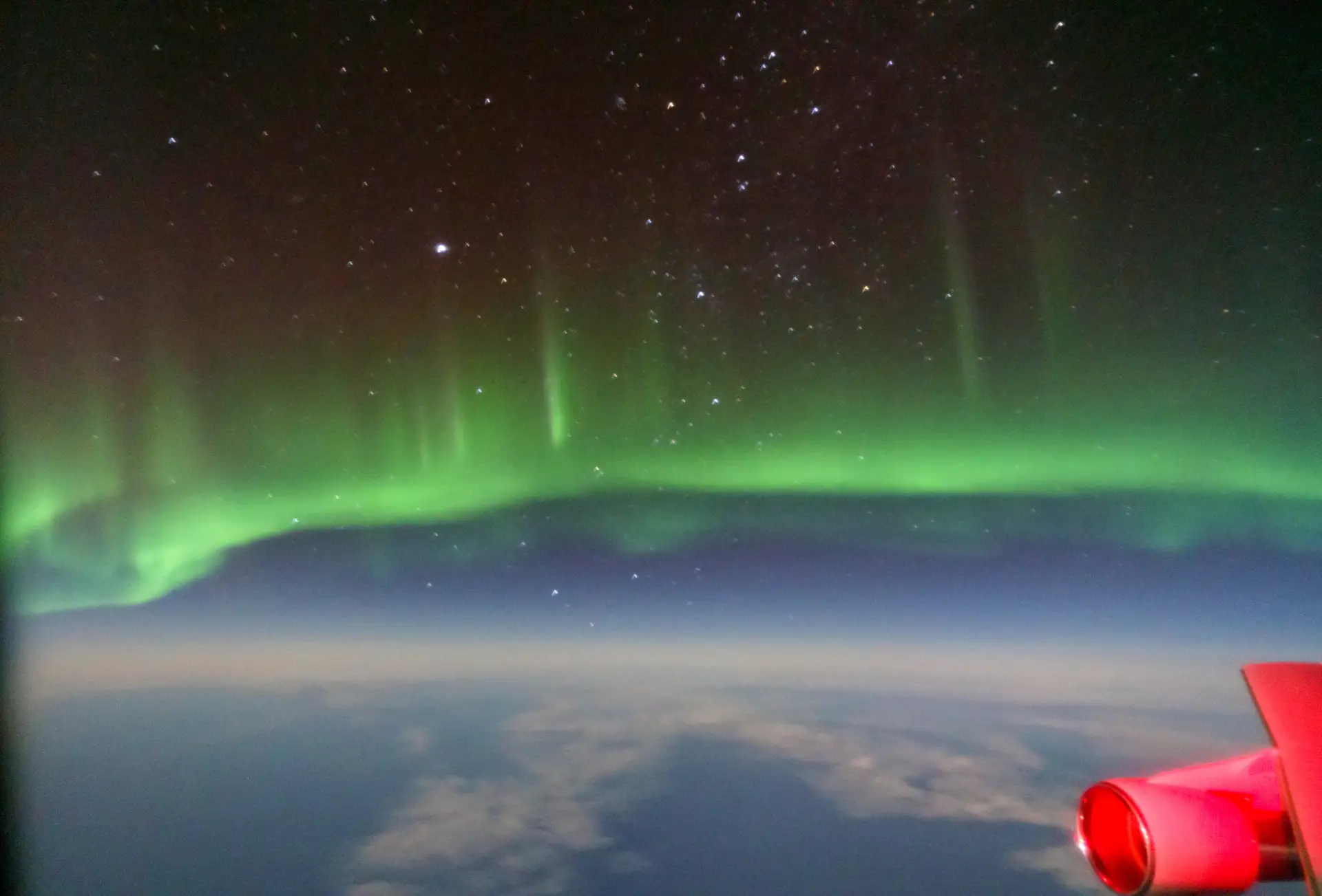Южное сияние SOFIA [Космокадр 29.07.2022]