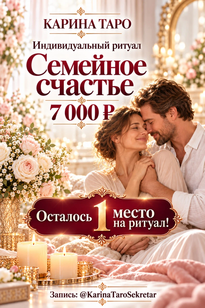 💝 СЕМЕЙНОЕ СЧАСТЬЕ — ОСТАЛОСЬ 1 МЕСТО!!!