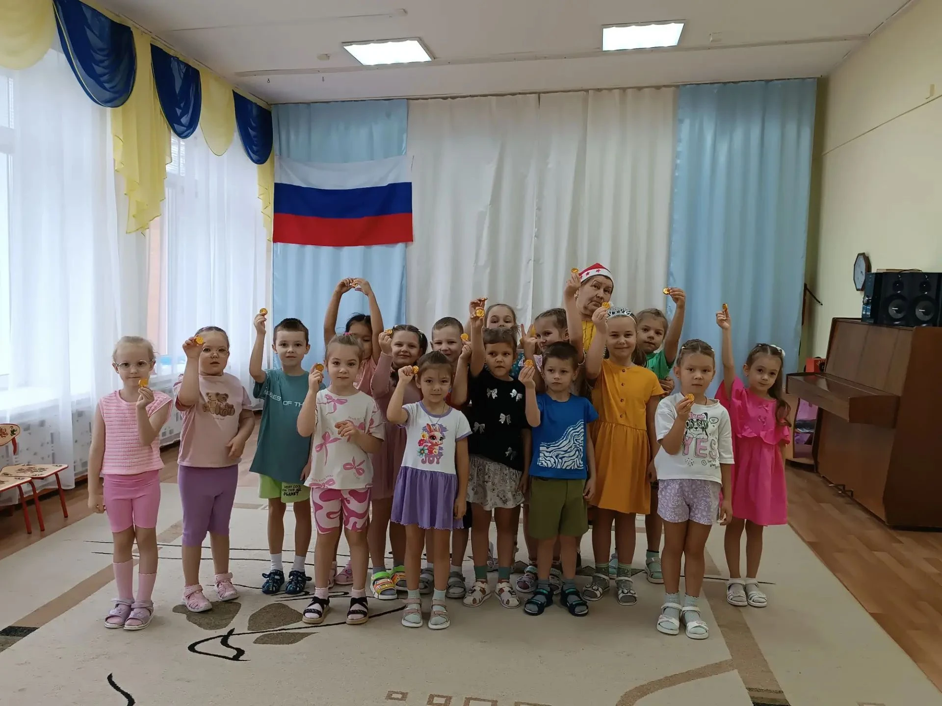 В МБДОУ д/с № 7 воспитанники старшей и подготовительной групп провели время с большой п...