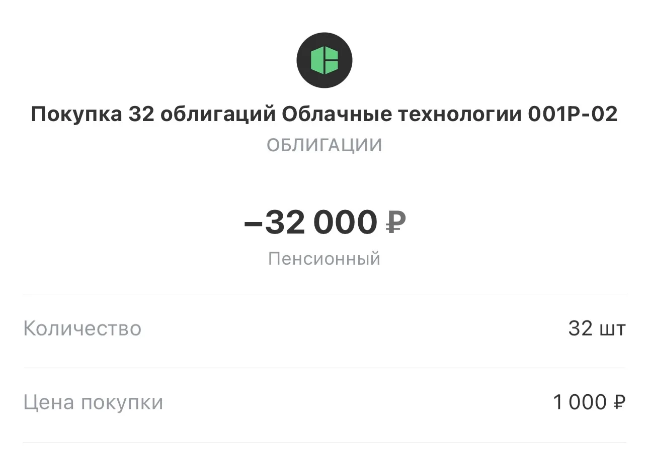 ✅ Облачные технологии: заявка исполнилась полностью
