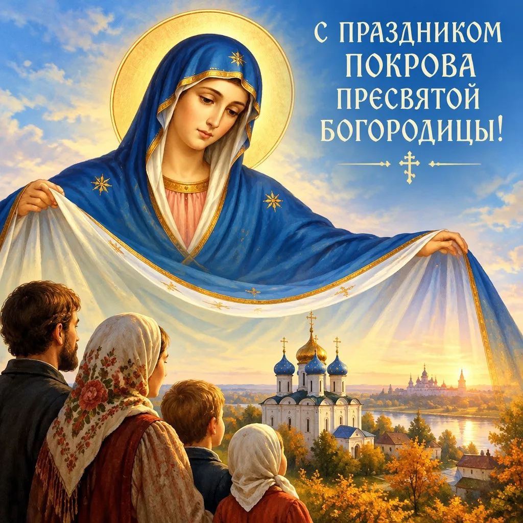 С ПРАЗДНИКОМ ПОКРОВА ПРЕСВЯТОЙ БОГОРОДИЦЫ!
