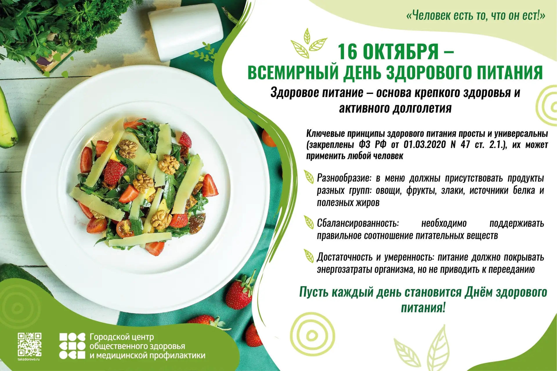 Правильное питание – не диета!