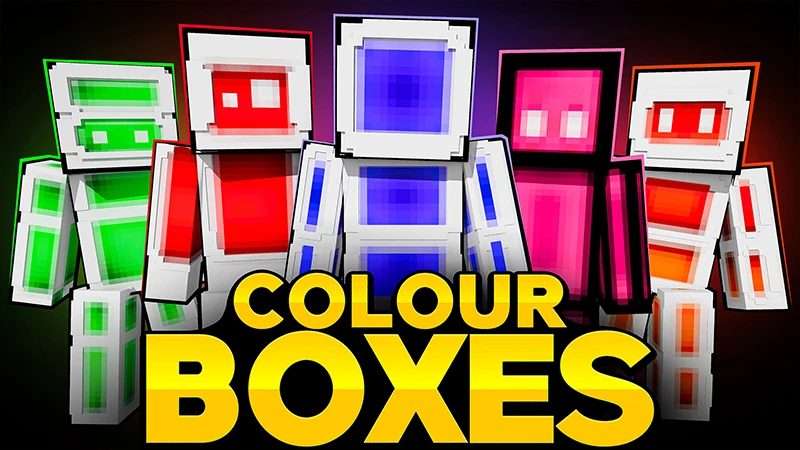 Раскрасьте игру с набором Colour Boxes! Вас ждут 10 ярких скинов в стиле RGB: конечност...