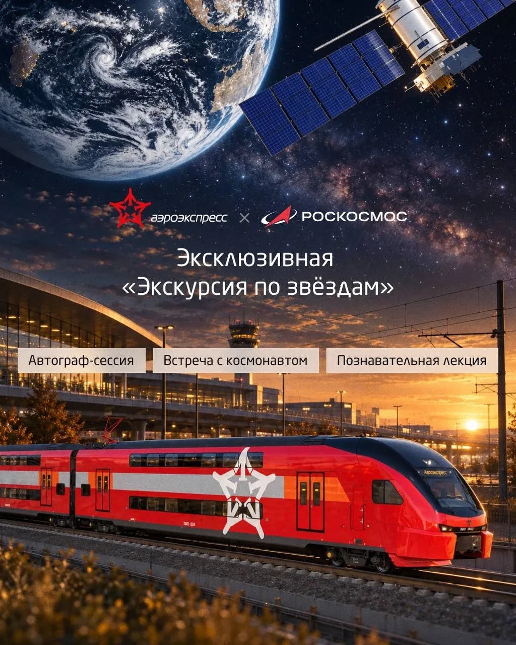 🎁 Хотите отправиться на «Экскурсию по звёздам» вместе с Роскосмосом?