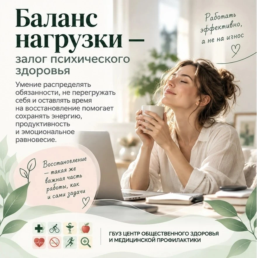 👉 Баланс нагрузки важен не только для продуктивности, но и для психического здоровья.