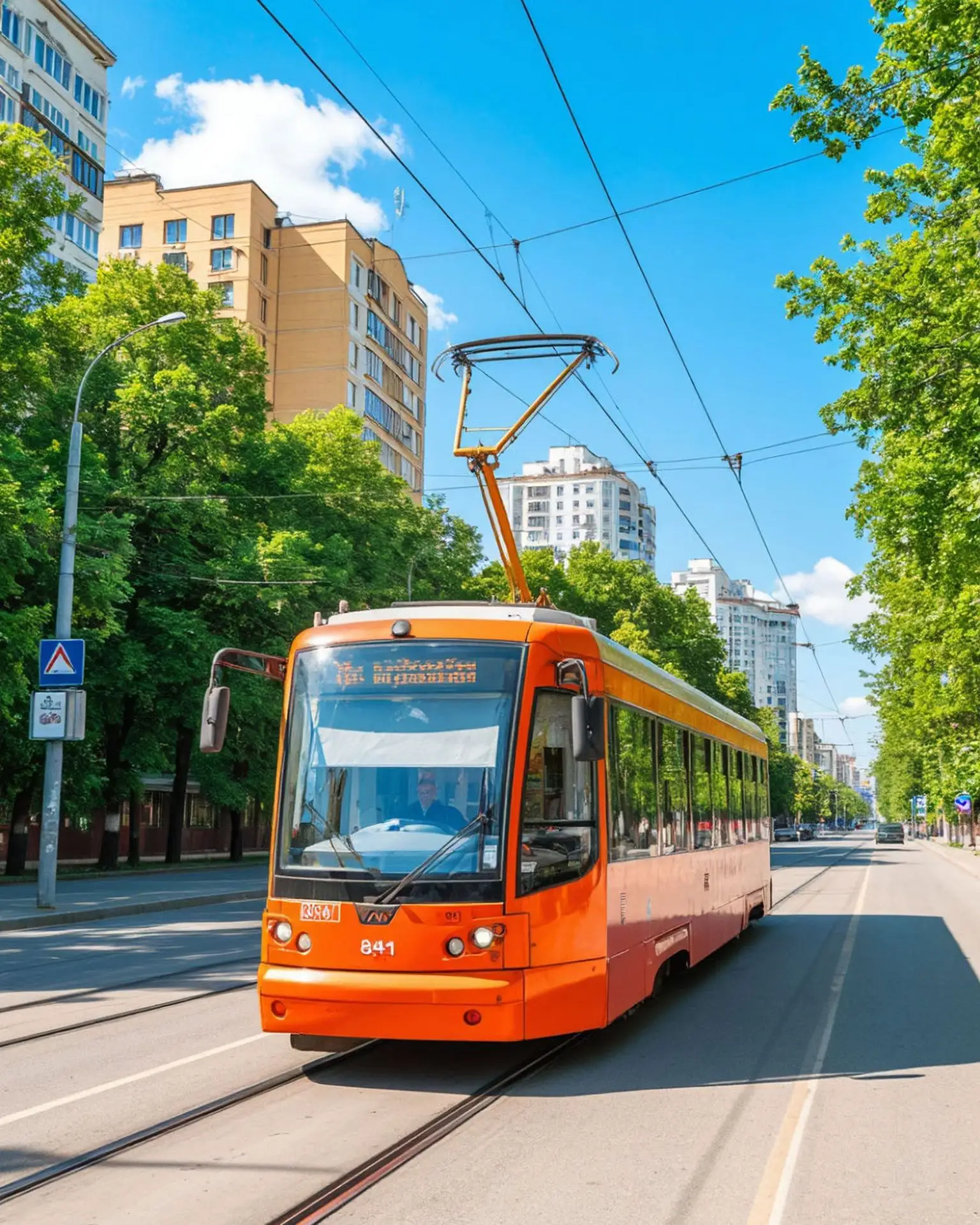 Трамвай в Екатеринбурге. 6 картинок.