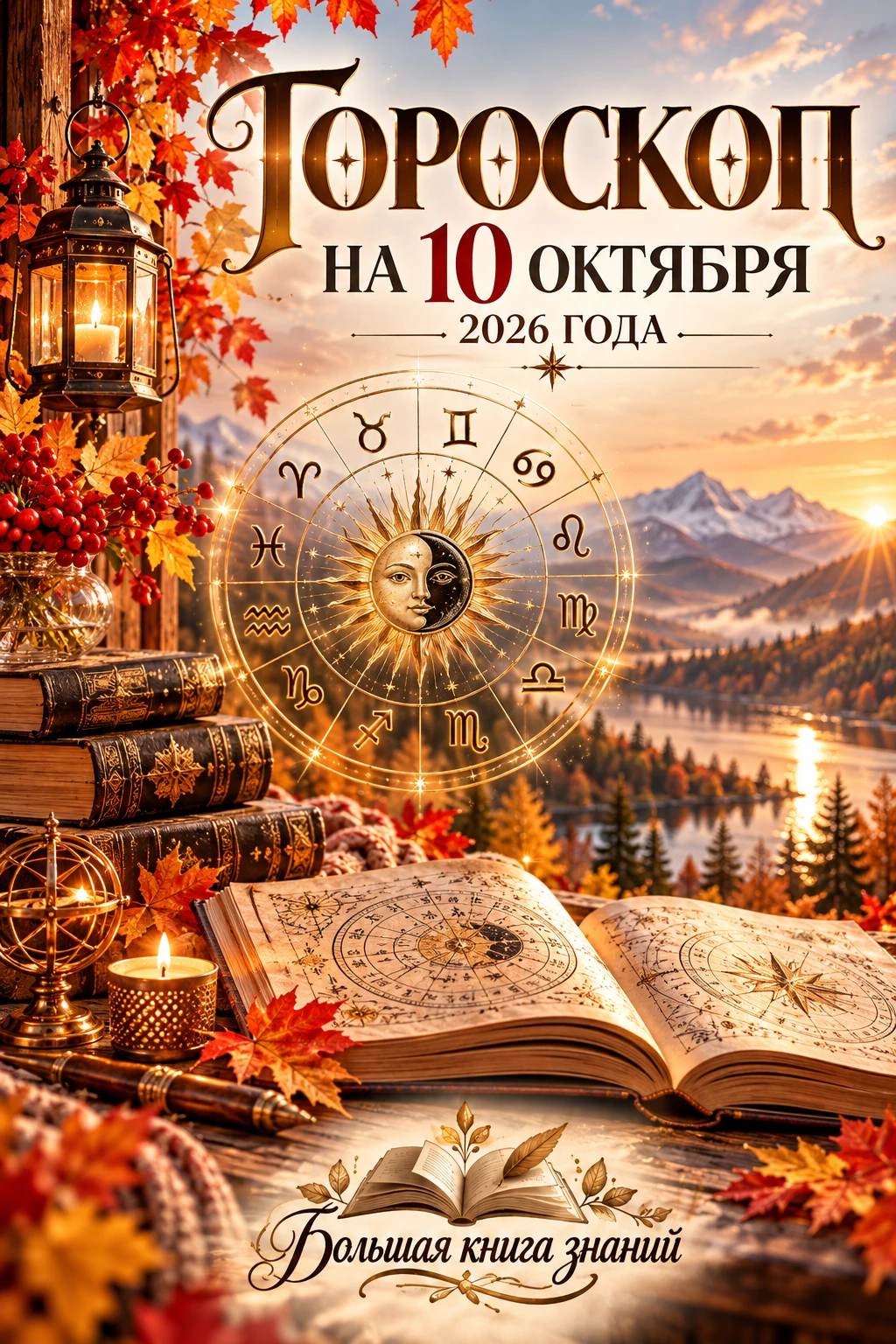🌟 ГОРОСКОП НА 10 ОКТЯБРЯ 2026 ГОДА