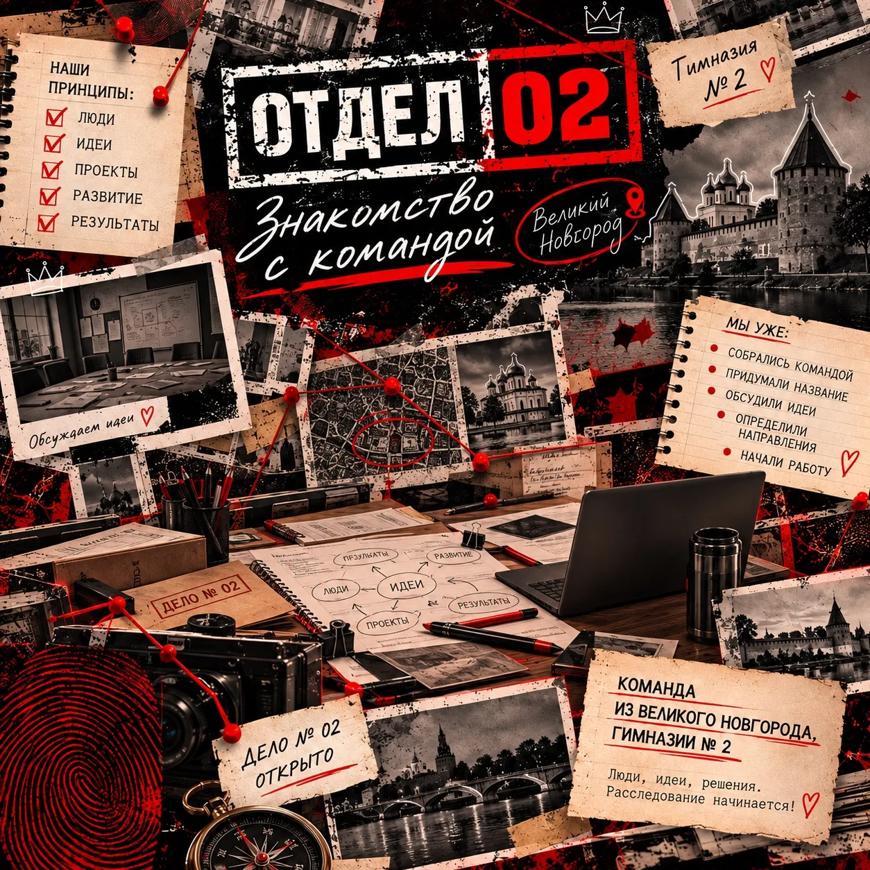 🔎 «Отдел 02» готовится к новому делу!