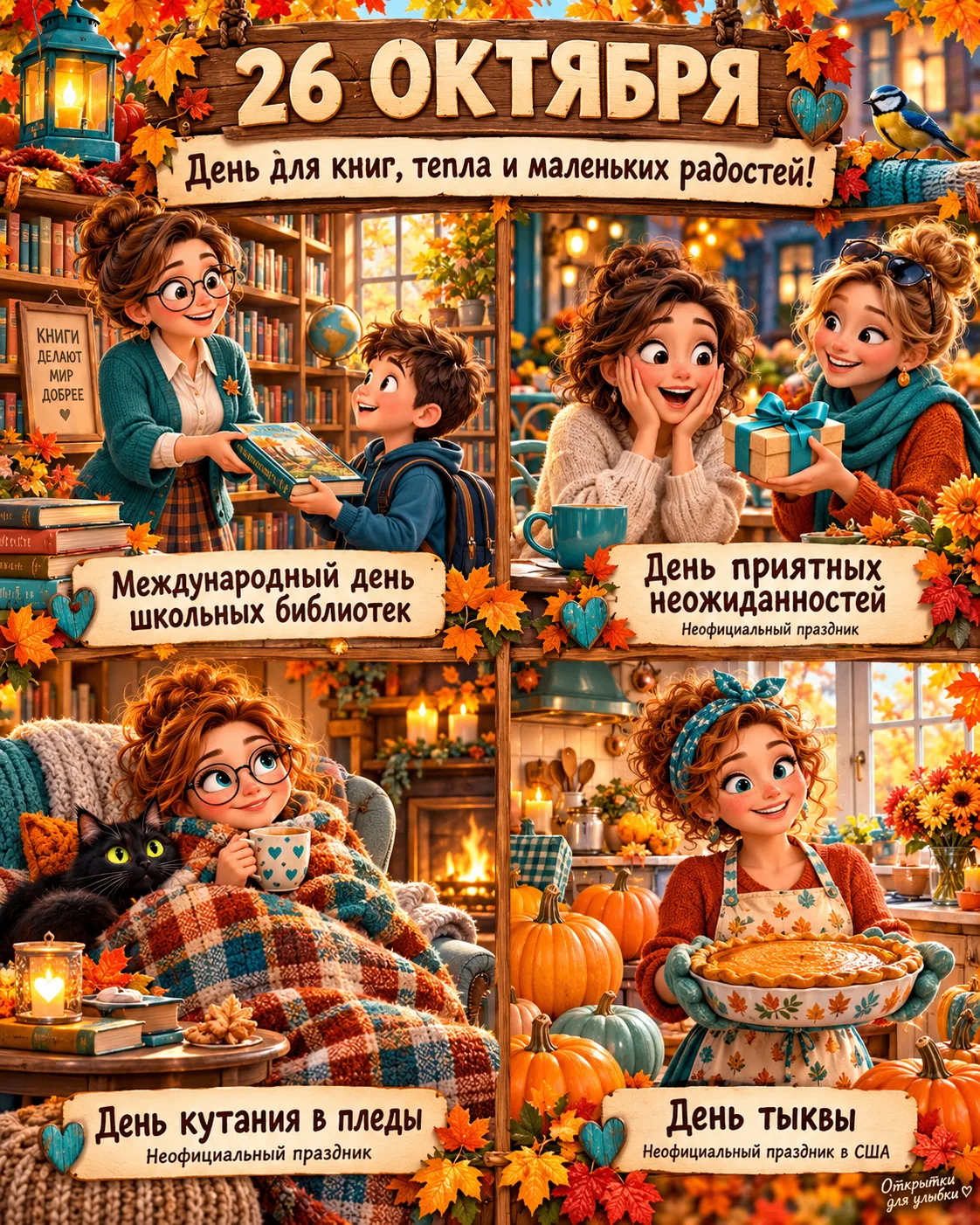 🍂 Осень придумана для уютных посиделок, вкусных пирогов и законного повода завернуться...