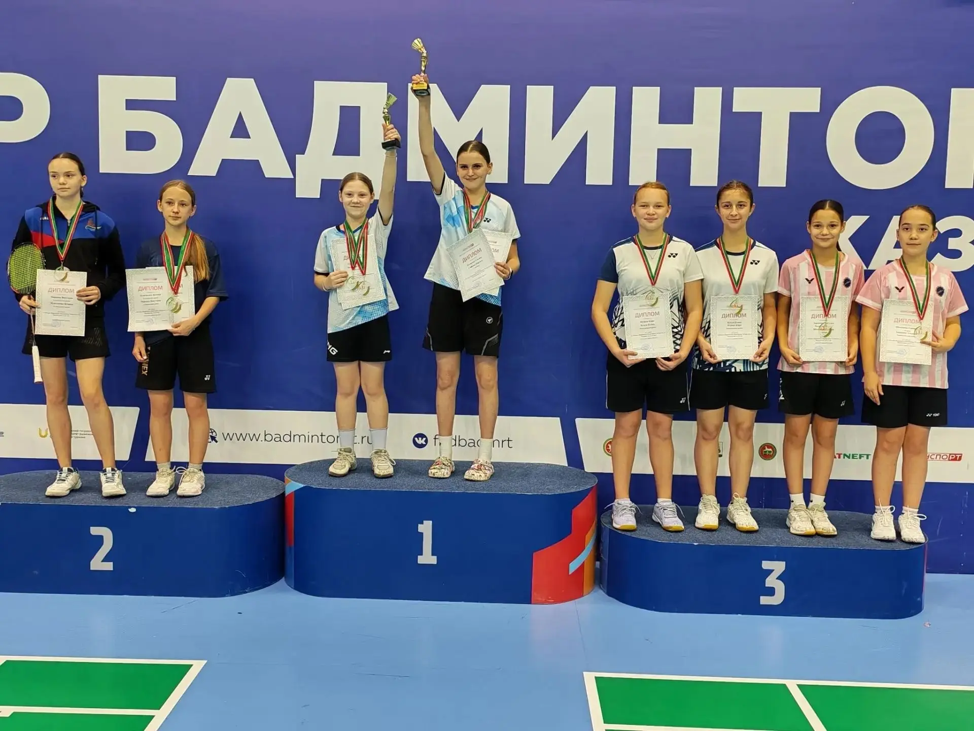 🏸 В Казани состоялось личное первенство Республики Татарстан по бадминтону среди спорт...
