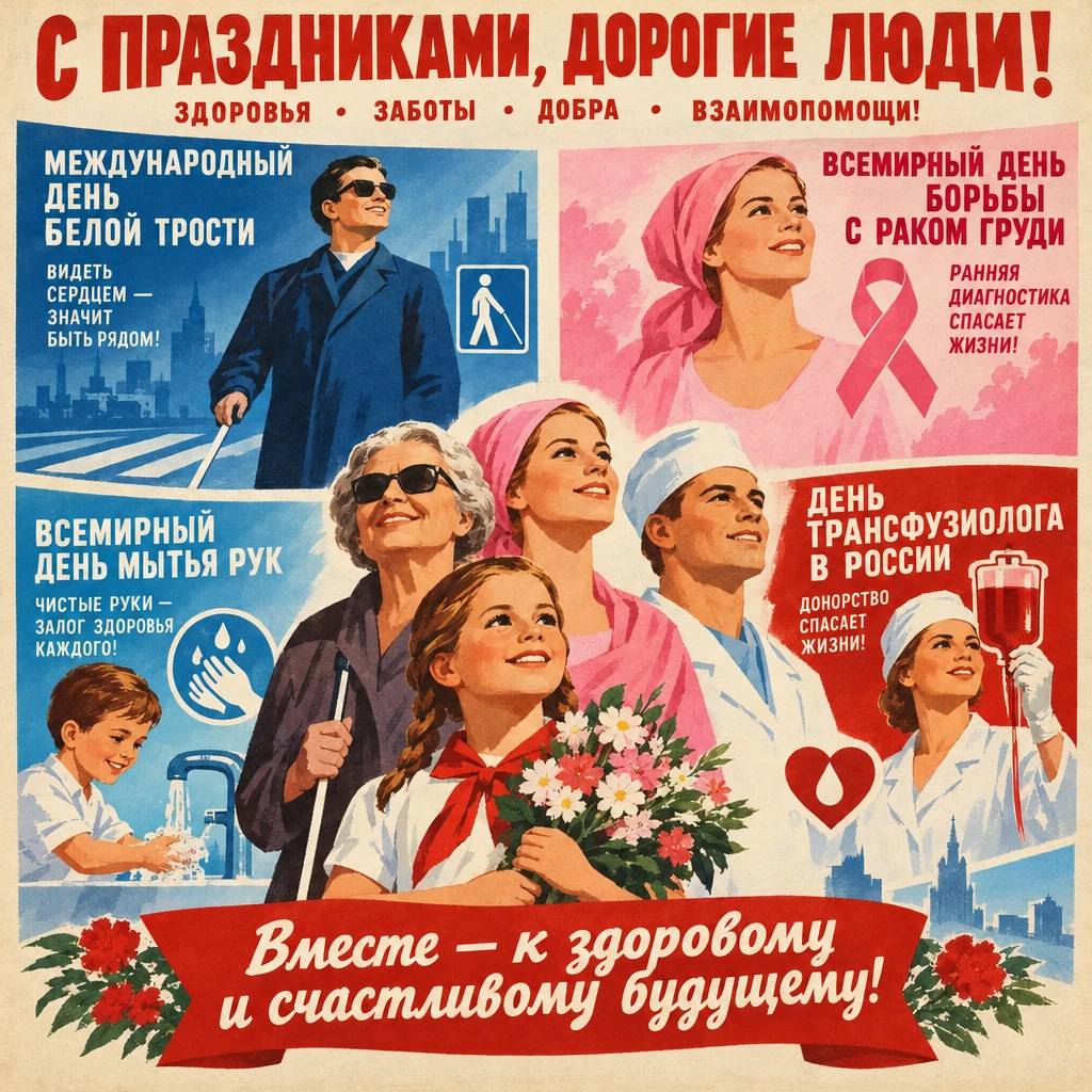 Доброе утро! Сегодня в календаре настоящее «медицинское ассорти» 🍽