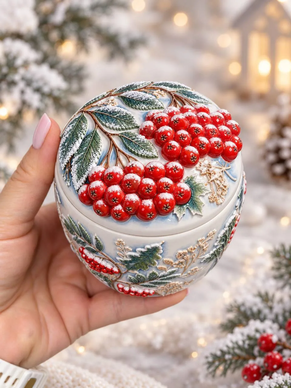 Встречайте нашу новую форму «Шкатулка Рябина»! ❄️