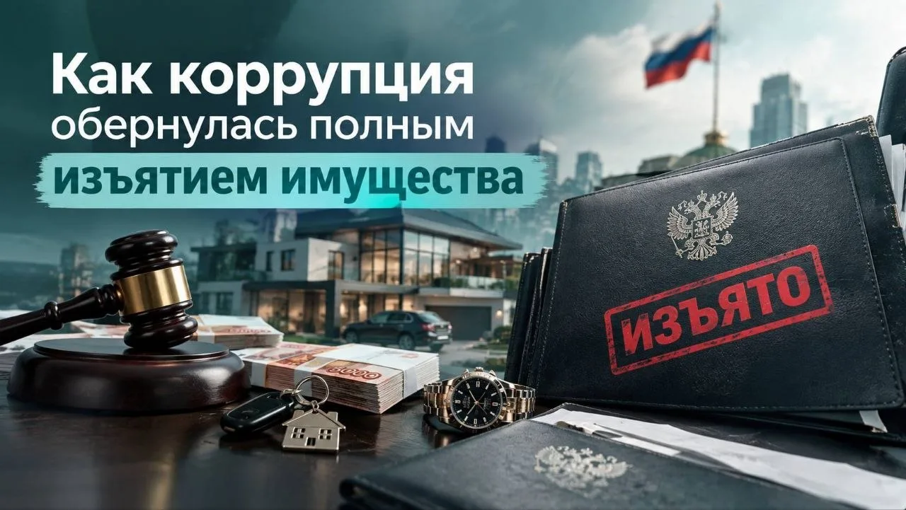 ⚡️ От 9 лет колонии до потери 17 объектов: как коррупция обернулась полным изъятием иму...
