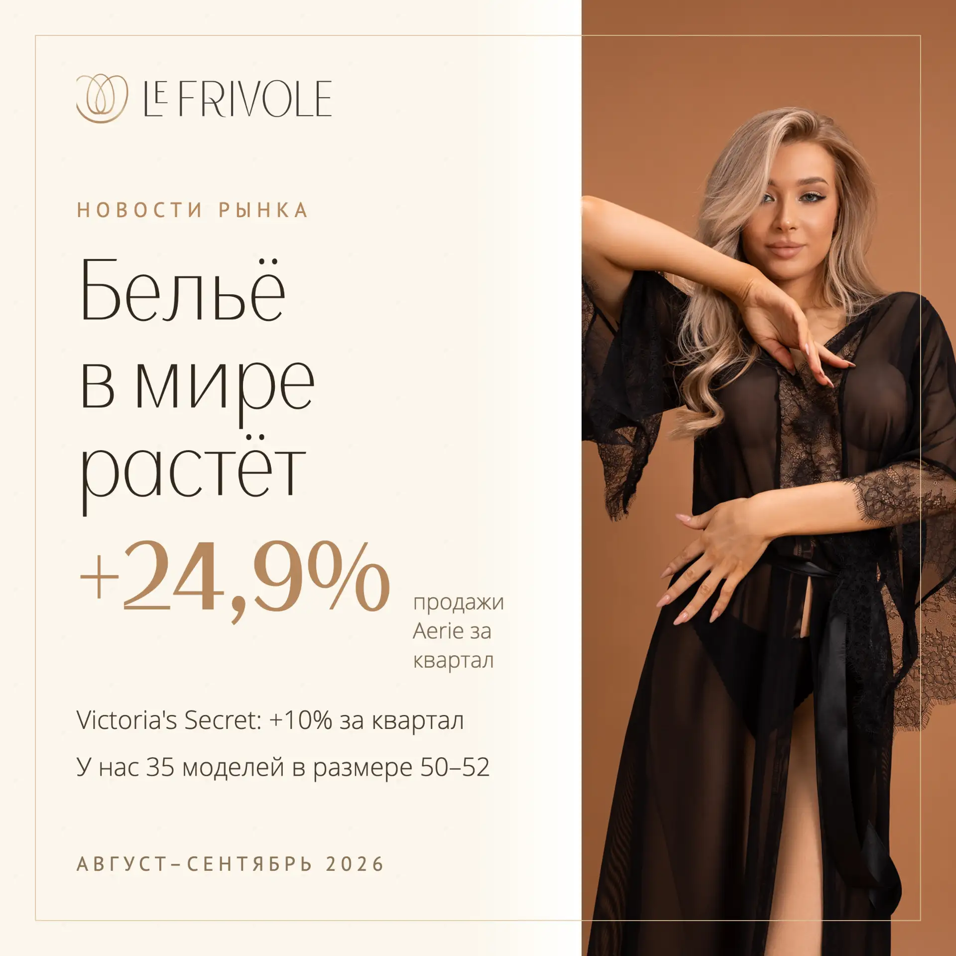 👙 Мировые гиганты белья растут двузначными темпами
