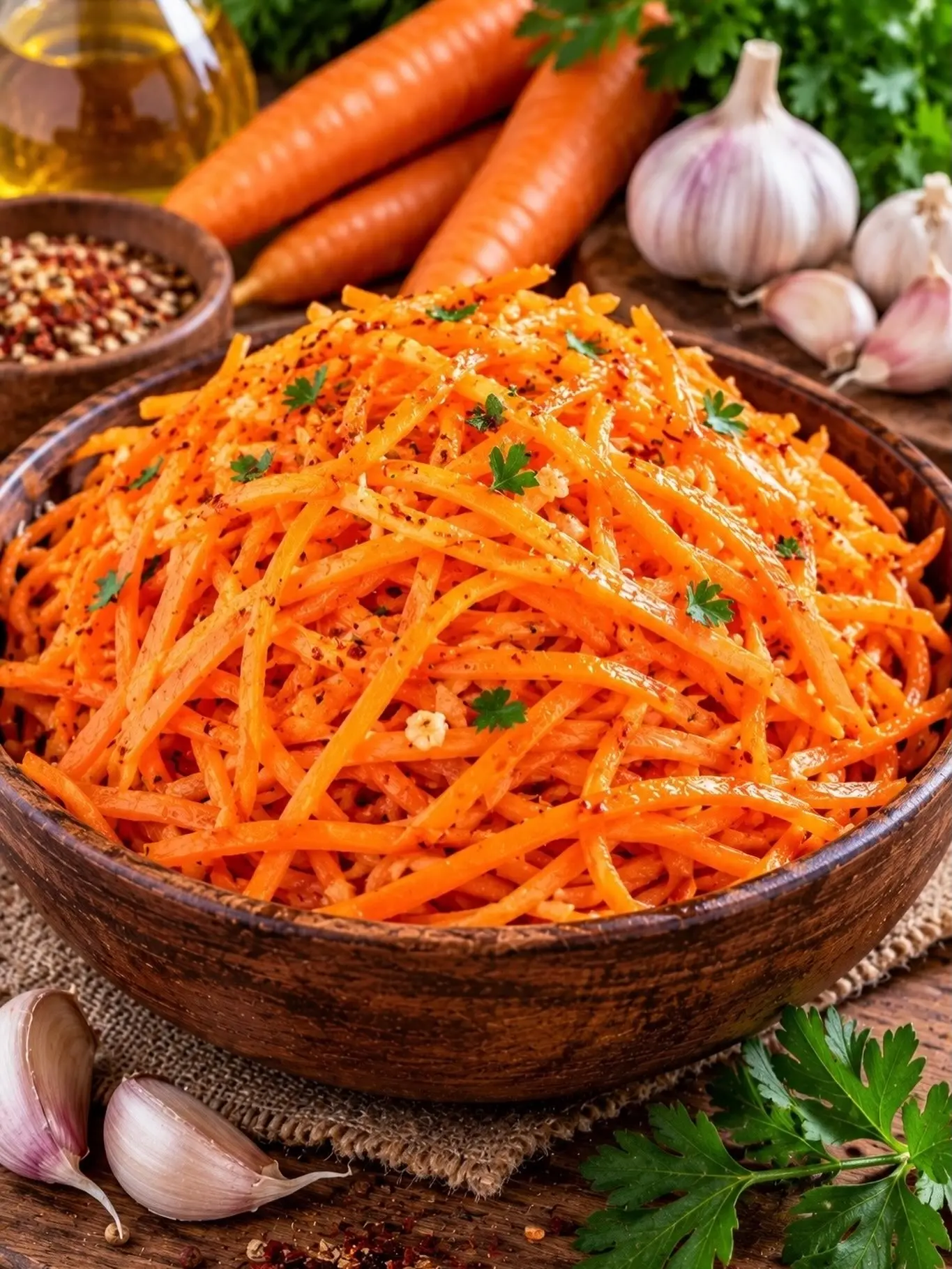 ВКУСНЕЙШАЯ МОРКОВЬ ПО-КОРЕЙСКИ — СОЧНАЯ, АРОМАТНАЯ И С ЛЁГКОЙ ОСТРИНКОЙ!