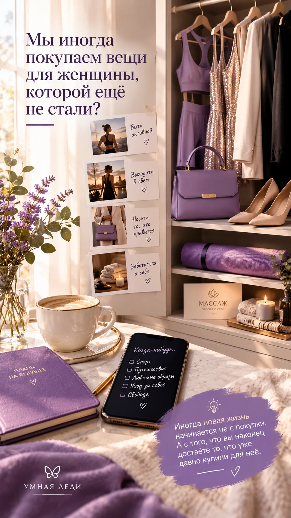 🛍️ Мы иногда покупаем вещи для женщины, которой ещё не стали?