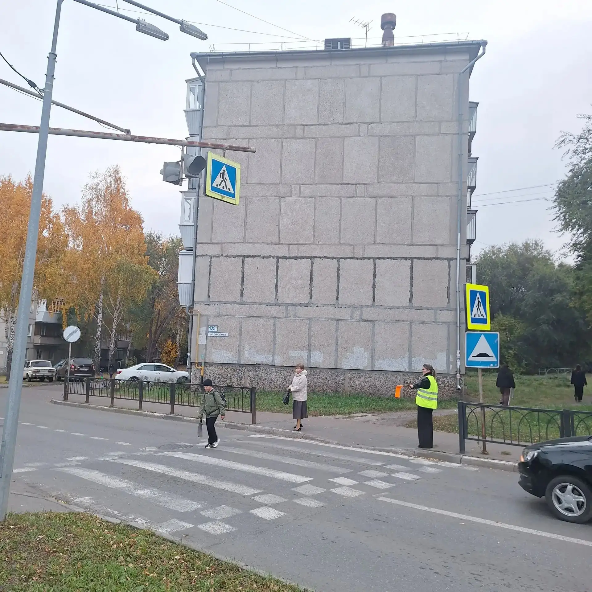 Родительский дорожный патруль в деле!