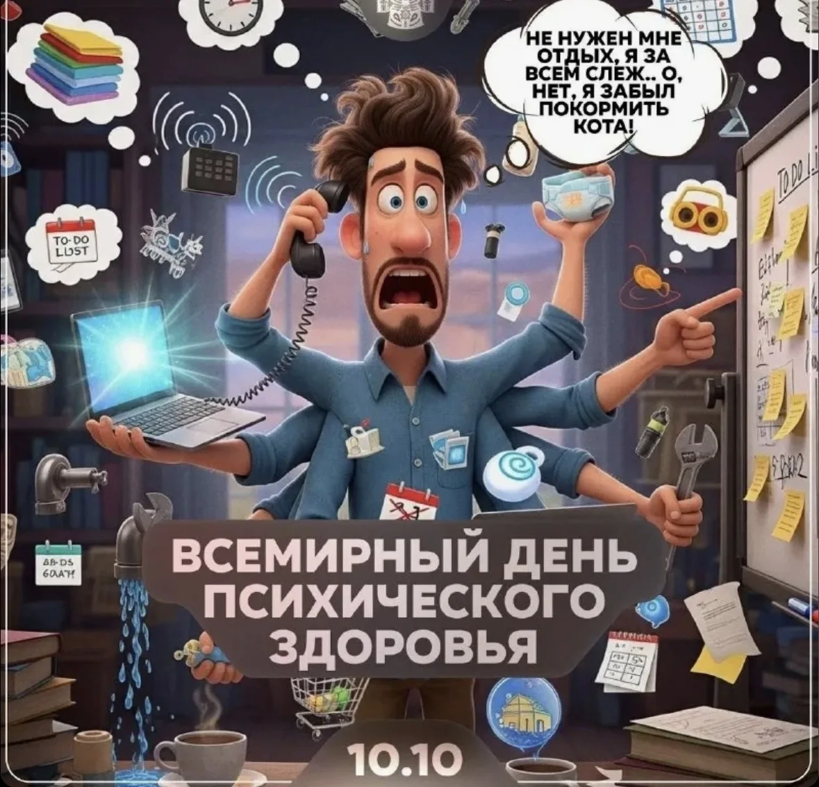 10 октября — Всемирный день психического здоровья 🧠💚