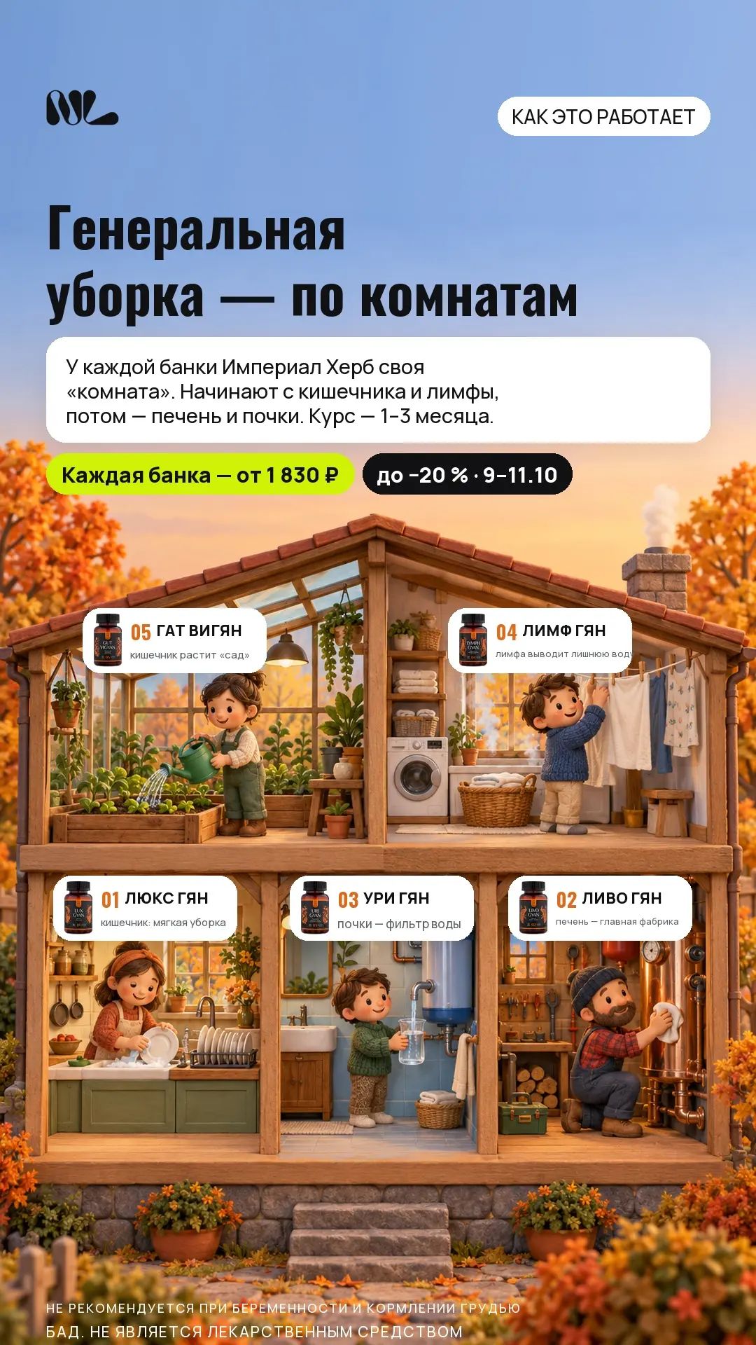 Как сделать генеральную уборку сразу во всём доме?