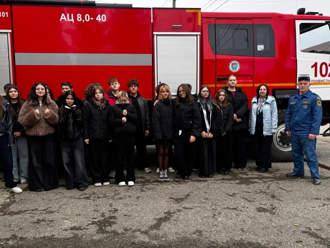 📍Школьники из Похвистнево заглянули в будни огнеборцев