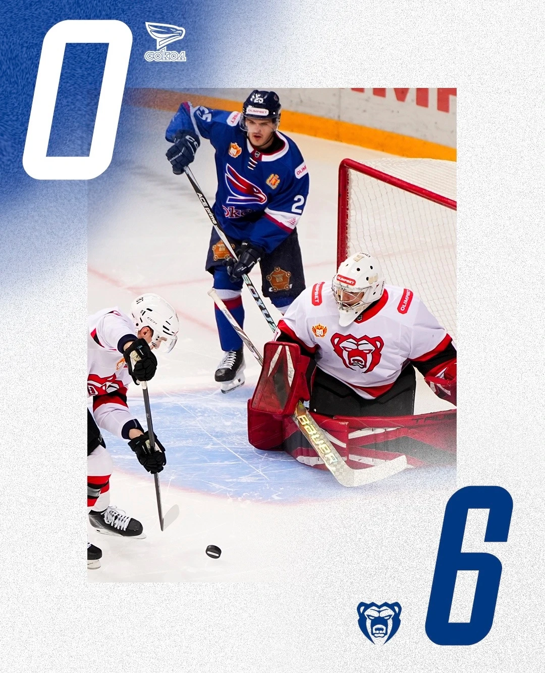 🏒 Как мы и рассказывали в анонсе, матч "Молота" и "Сокола" назвать "простым и очевидны...