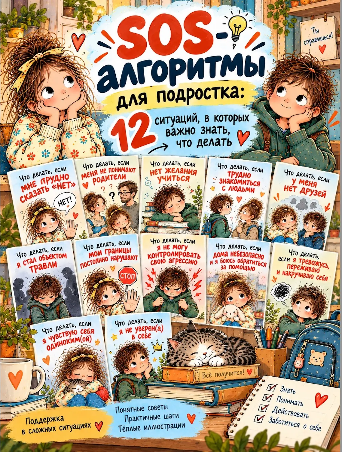🆘SOS-АЛГОРИТМЫ ДЛЯ ПОДРОСТКА