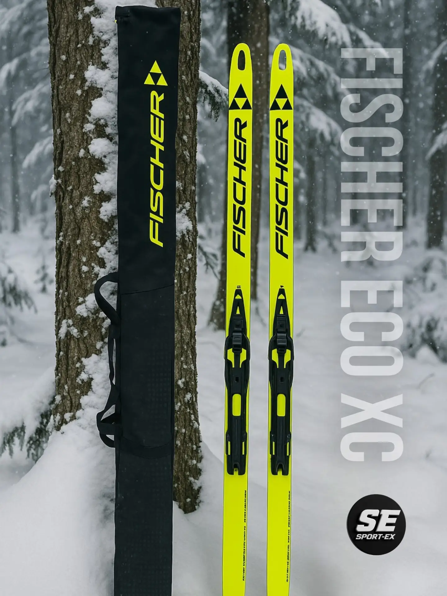 Лыжный чехол на 1-2 пары Fischer ECO XC — лёгкое и практичное решение для переноски и х...