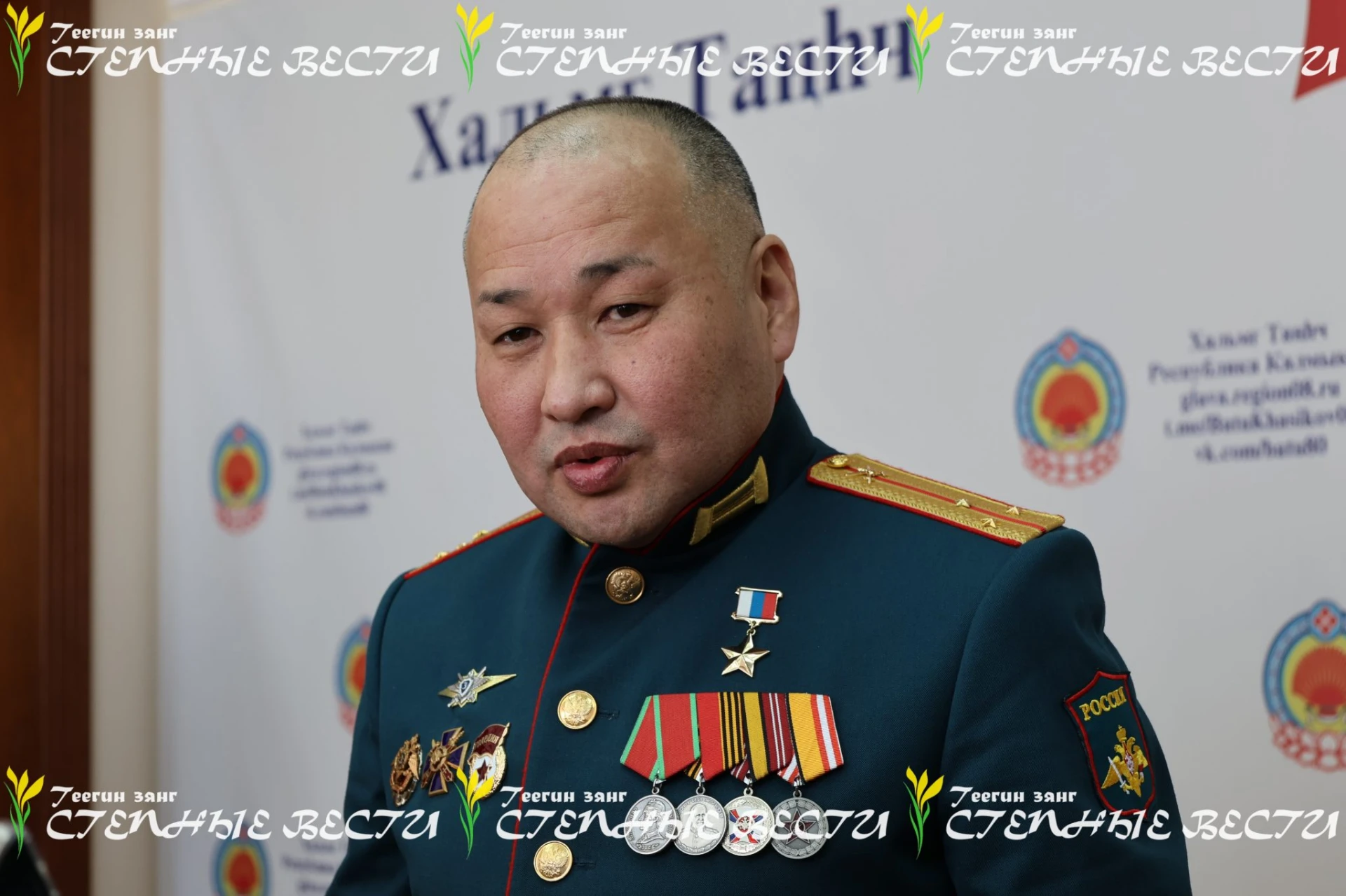 В пожарной части Калмыкии откроют мемориальную доску Герою России Нарану Очир-Горяеву
