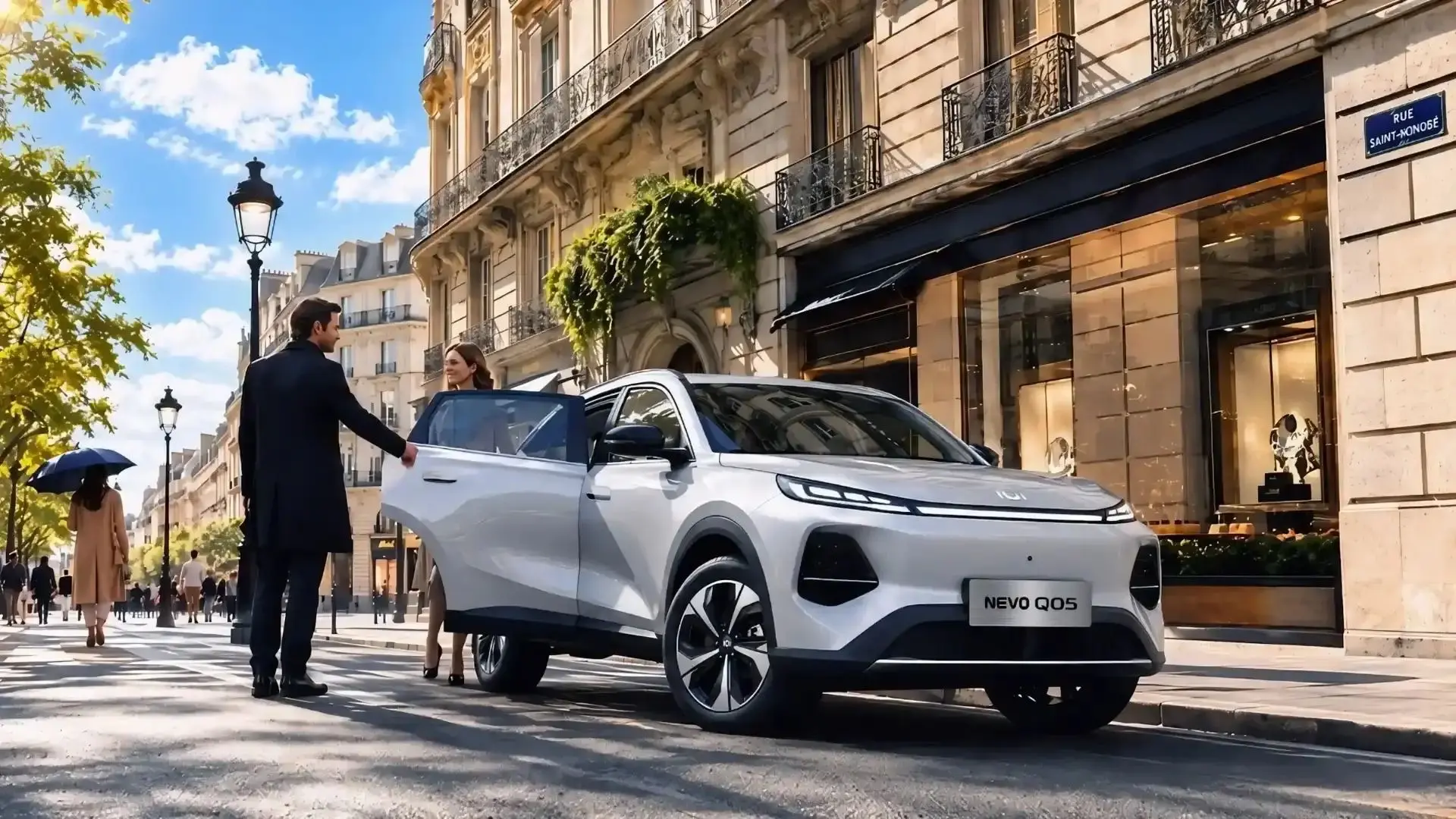 В Китае стартовали продажи обновленного электрического кроссовера Changan Nevo Q05 2027...