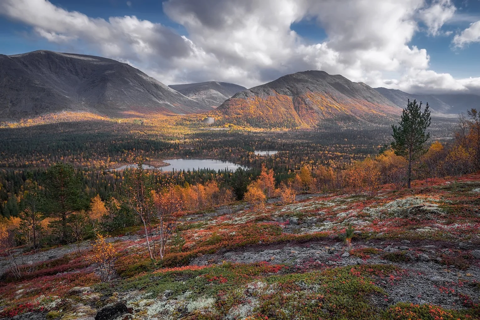 Осень в Хибинах, Мурманская область