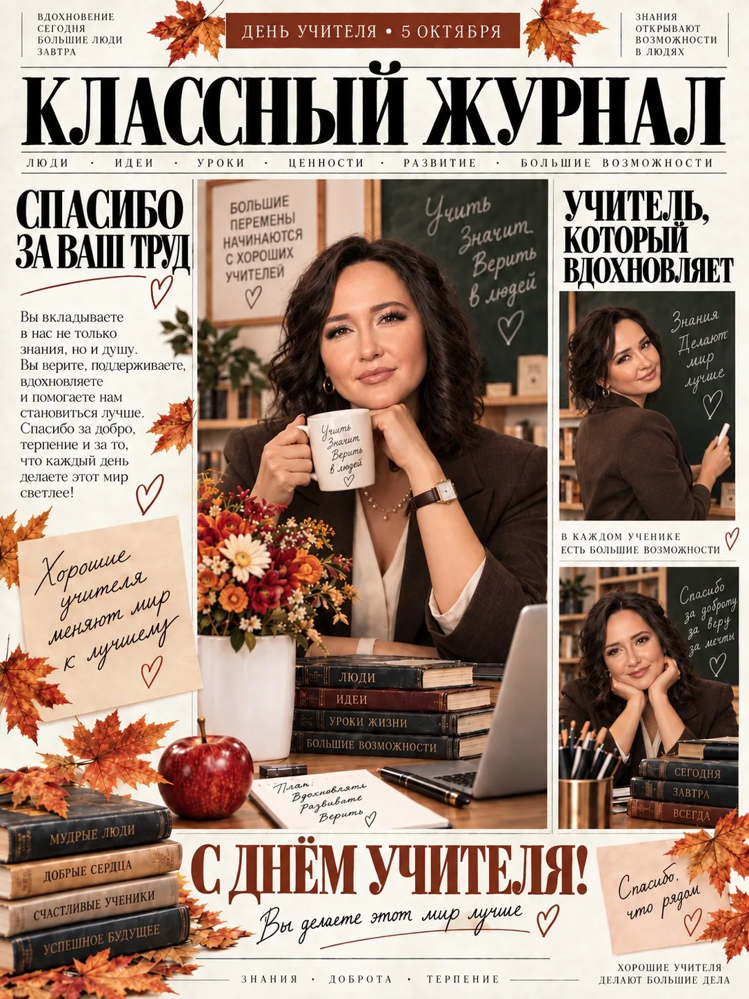 Сегодня День учителя! 🍎