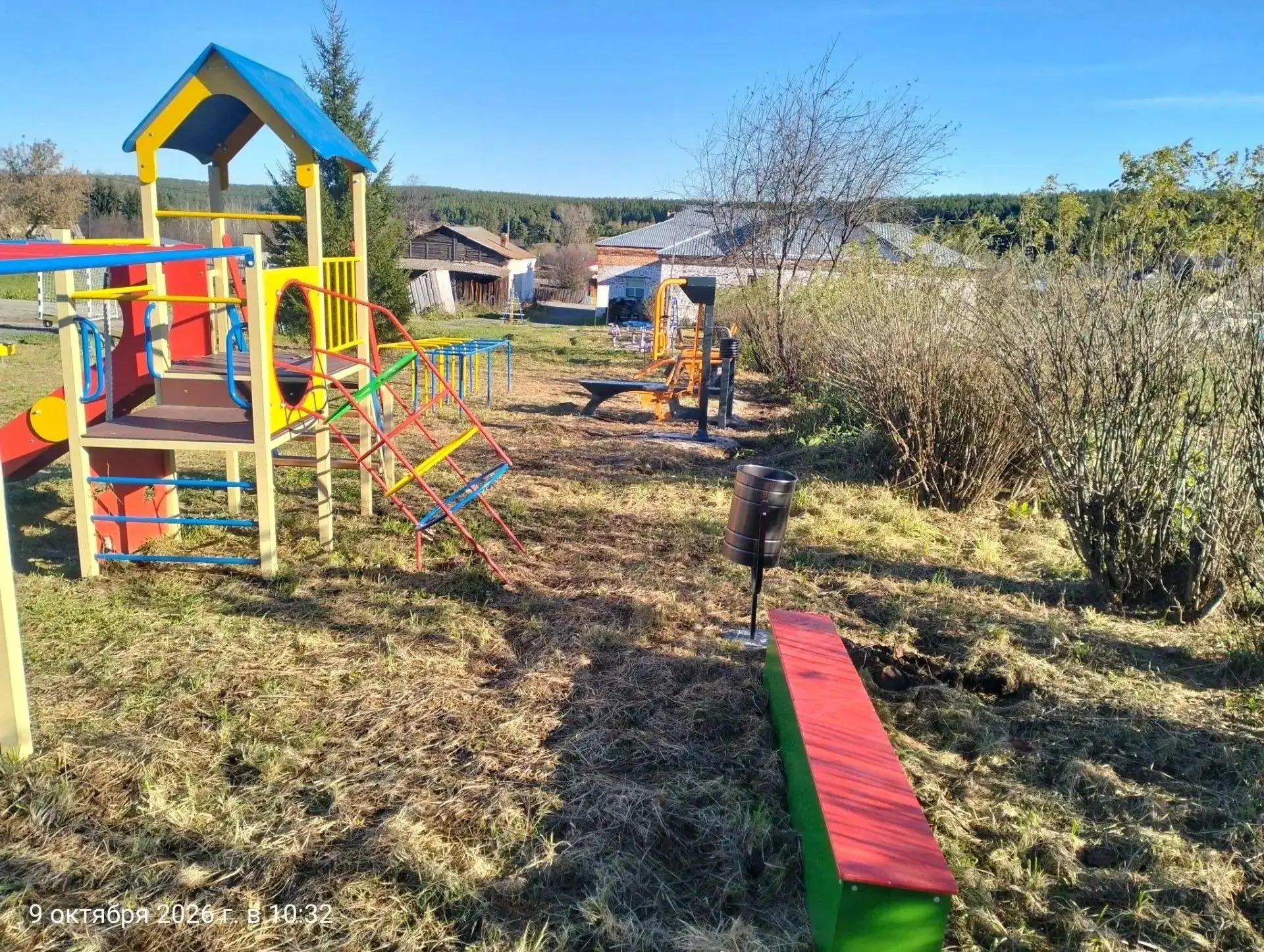 Спортивно-игровая площадка появилась в Першино