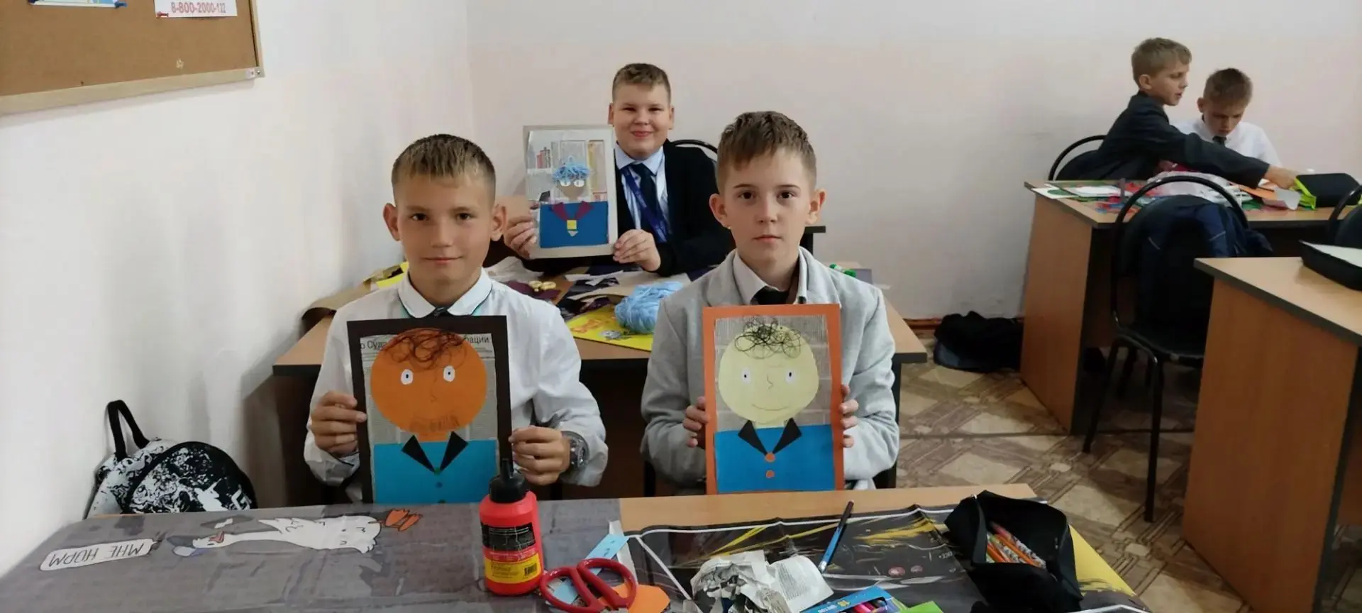 ✂️ В нашей школе кипит работа: готовим сюрпризы для самых любимых!